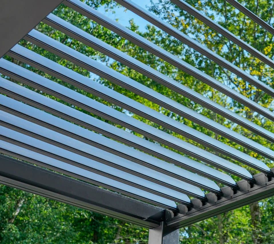 Sojag Terrassendach Terrassenüberdachung Hana 1013 Schwarz, BxT: 399x305 cm, Mit individuell verstellbaren Lamellen - Thumbnail 13