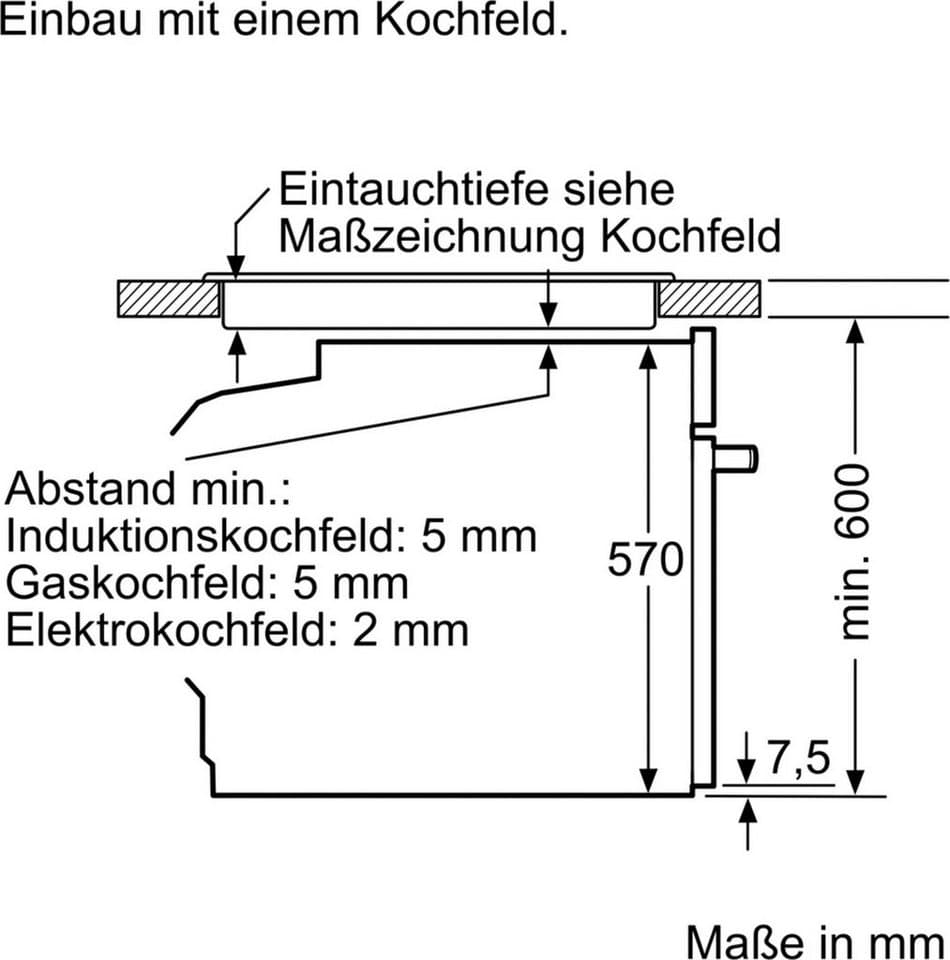 NEFF Backofen-Set N 30/N 70 BX18IB, mit Teleskopauszug nachrüstbar, Steuerung per Fingerdreh & CircoTherm® für Backen auf 3 Ebenen - Thumbnail 14
