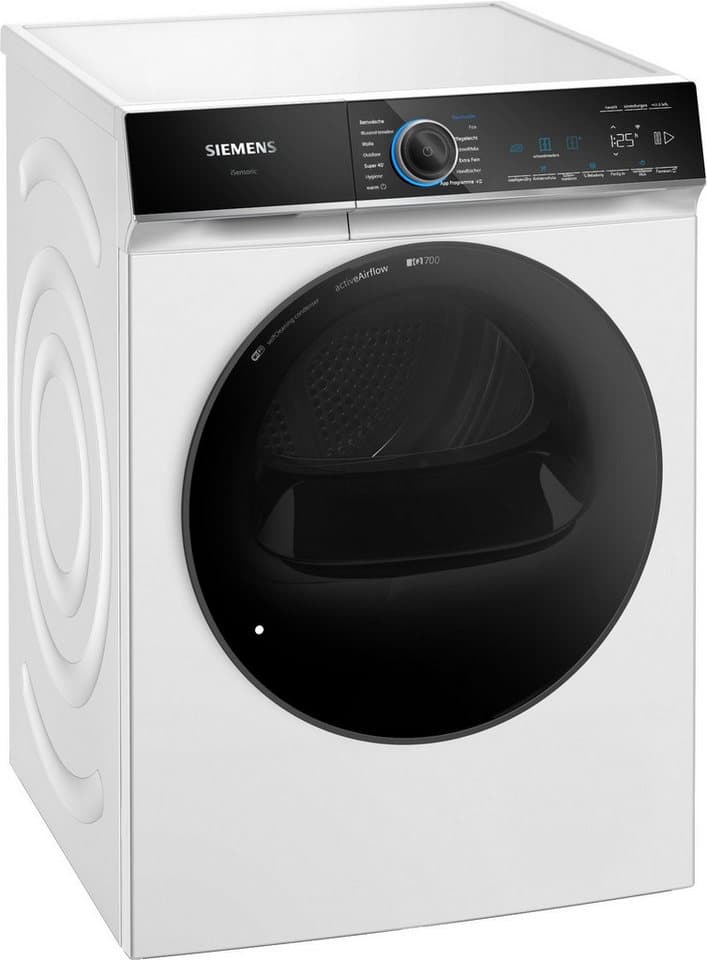 SIEMENS Wärmepumpentrockner iQ700 WR47B2C40, Schnellster Siemens Trockner: spart bis zu 44% Trockenzeit - Thumbnail 8