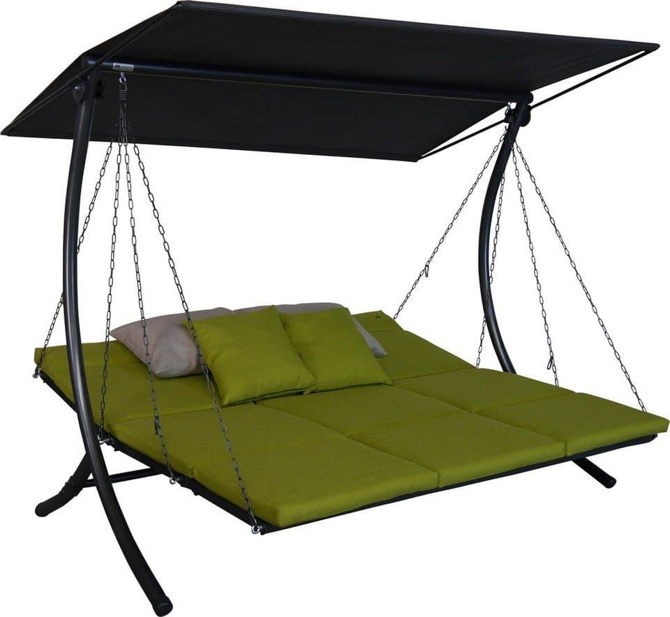 Angerer Freizeitmöbel Hollywoodschaukel Swing Smart lime, 3-Sitzer, Bettfunktion, wetterfest - Thumbnail 3