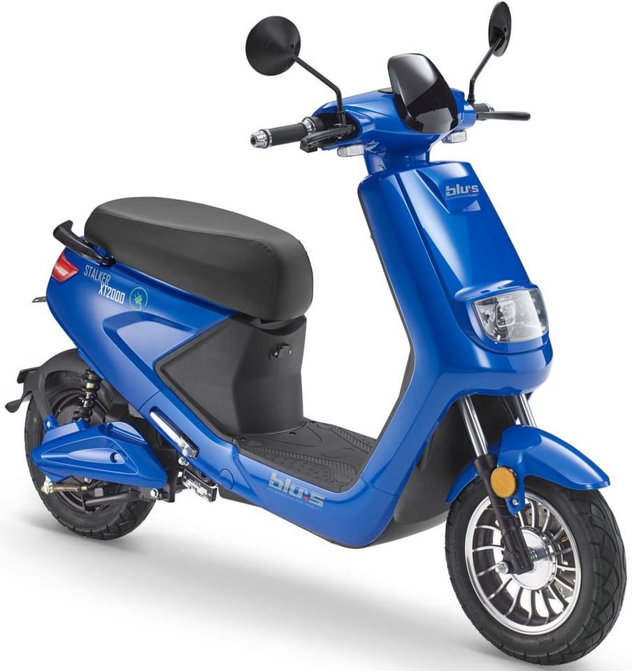 Blu:s E-Motorroller XT2000, 2000 W, 45 km/h, bis zu 50 km Reichweite, mit Straßenzul., 2 Sitzplätze, für Erwachsene - Bild 1
