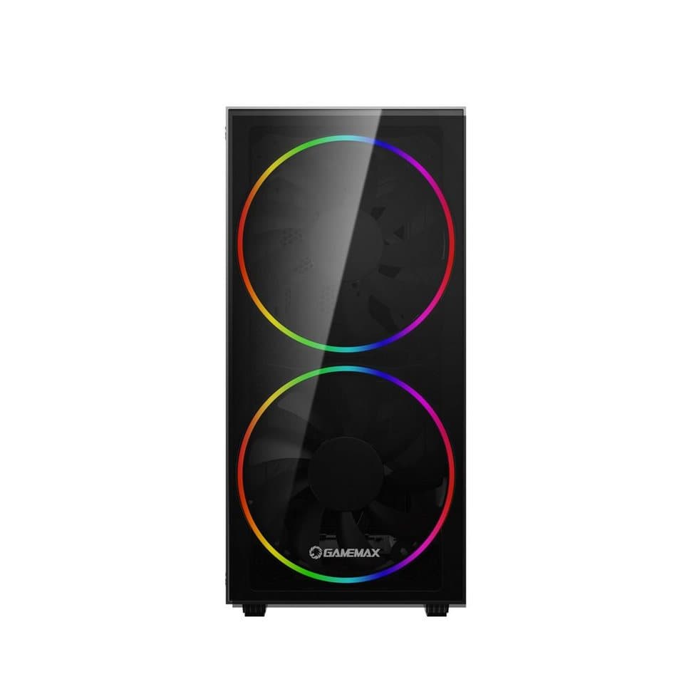 GAMEMAX Black Hole 7455 AMD Ryzen 5 7500F RTX 5070 32GB DDR5 1TB SSD Gaming-PC (AMD Ryzen 5 7500F, RTX 5070, 32 GB RAM, 1000 GB SSD, Wasserkühlung, DDR5 RAM, Windows 11) - Thumbnail 2