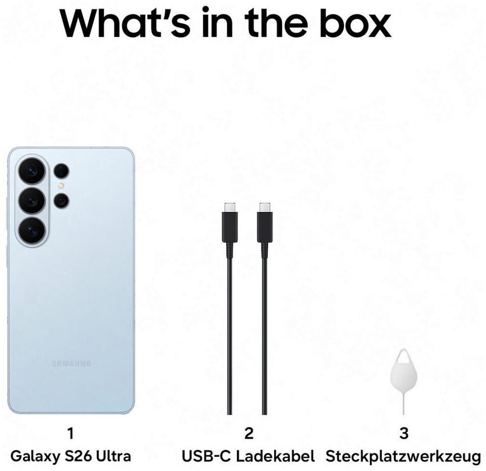 Samsung Galaxy S26 Ultra Smartphone (17,49 cm/6,9 Zoll, 256 GB Speicherplatz, 200 MP Kamera) - Thumbnail 8