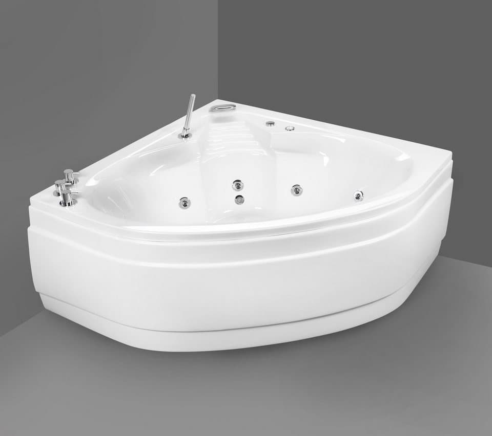 OTTOFOND Whirlpool-Badewanne St. Lucia, (Komplett-Set, 1-tlg), mit Farblichtscheinwerfer, Schürze und Schwallarmatur - Thumbnail 3
