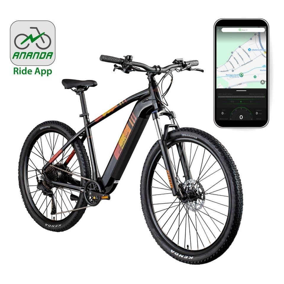 Zündapp E-Bike Mountainbike Z808, 10 Gang Shimano Deore RD-T6000 Schaltwerk, Kettenschaltung, Heckmotor, 550 Wh, Pedelec, Elektrofahrrad für Damen und Herren, MTB - Thumbnail 8