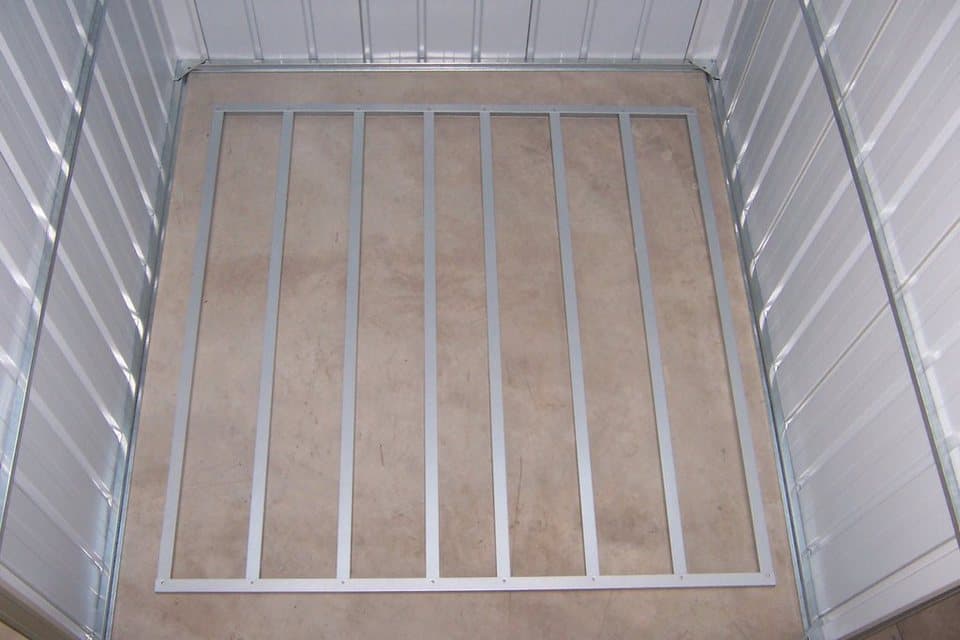 YARDMASTER Gerätehaus Bayern 108, BxT: 303x237 cm, Metall, mit Bodenrahmen - Thumbnail 7