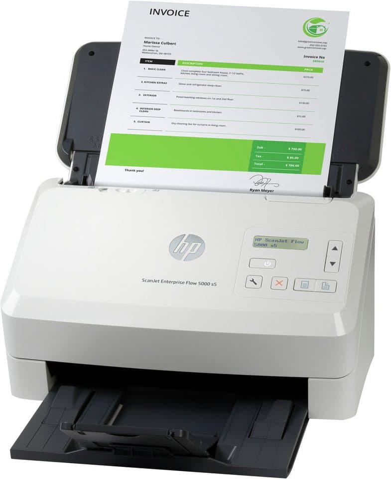 HP ScanJet Enterprise Flow 5000 s5 Scanner - Thumbnail 2