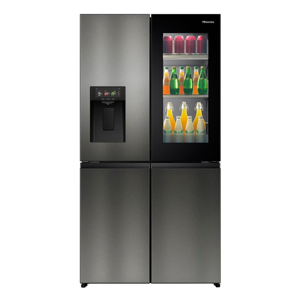 Hisense Multi Door RQ600P7SKE, 179 cm hoch, 91,4 cm breit, PureViewDoor - immer sehen was im Kühlschrank ist - Bild 1
