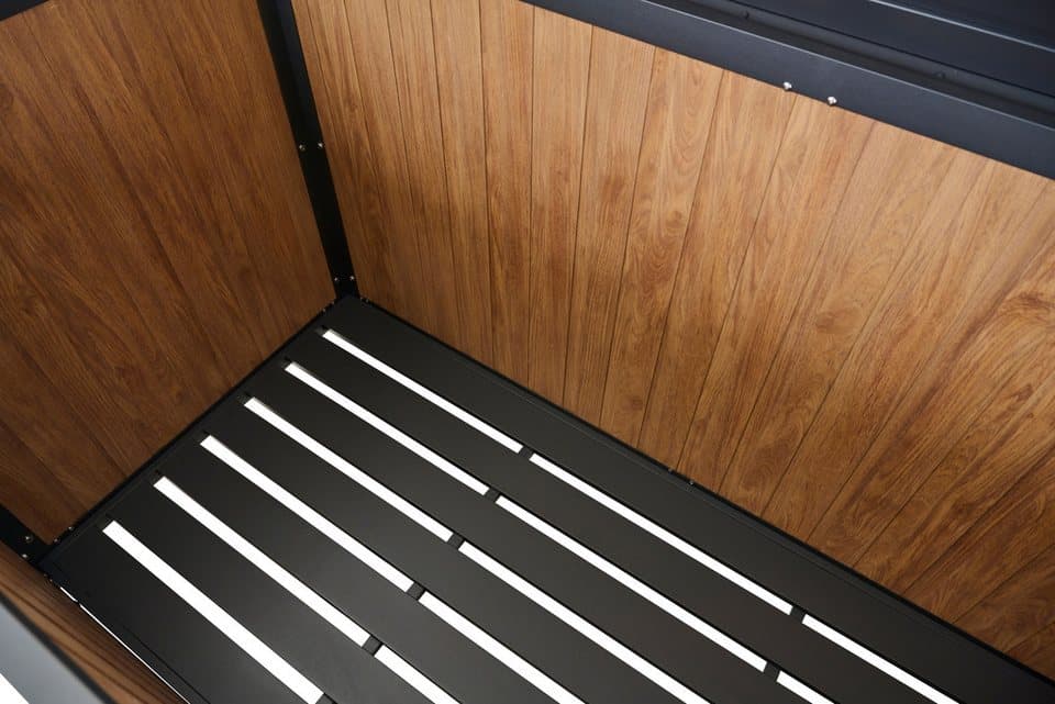 Siena Garden Kissenbox, Gestell aus Aluminium, 159x79x83cm woodlook - Thumbnail 14