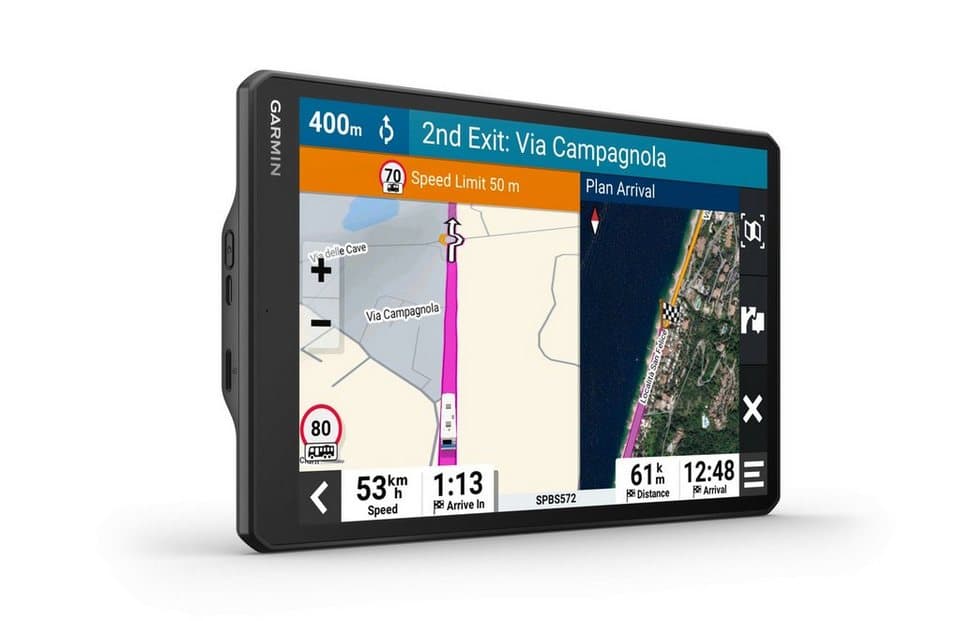 Garmin Camper 1095, EU, GPS Navigationsgerät (Europa (45 Länder), Karten-Updates, Bluetooth) - Thumbnail 2