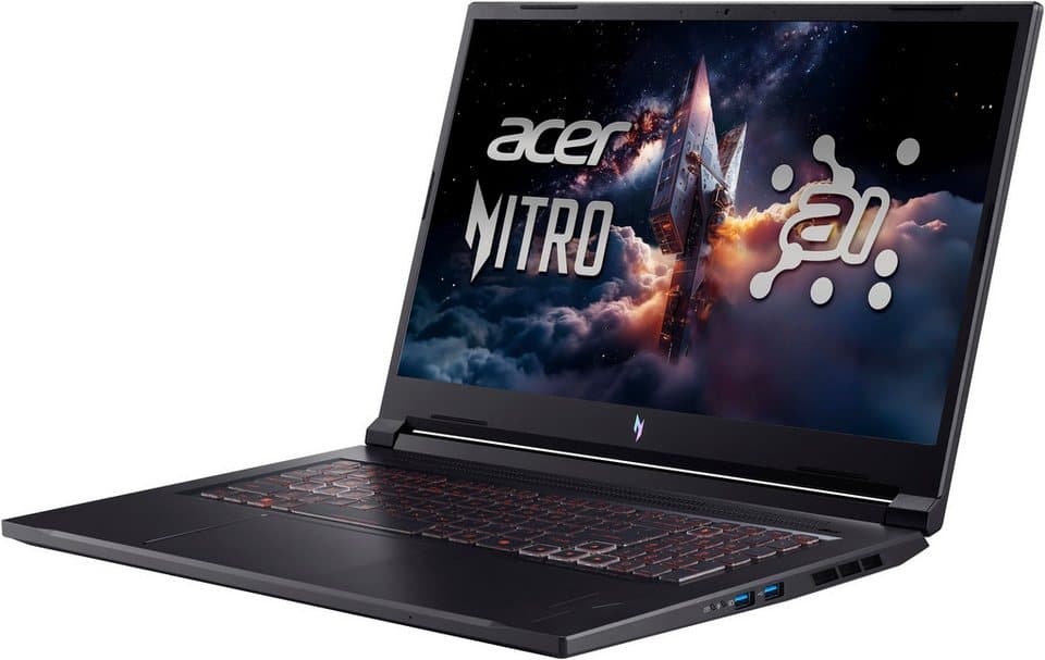 Acer Nitro V ANV17-41 RTX 5050/5060/5070 Gaming-Notebook (43,94 cm/17,3 Zoll, AMD Ryzen 5 240, GeForce RTX 5050, 16 GB, 512 GB SSD) - Thumbnail 6