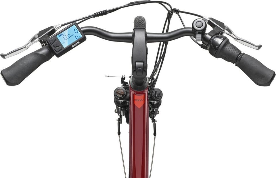 Telefunken E-Bike Cityrad Multitalent RC845, 7 Gang Shimano, Nabenschaltung, Frontmotor, 468 Wh, (28 Zoll, Straßenzulassung, ca. 100 km Reichweite), Pedelec, Elektrofahrrad für Herren u. Damen, tiefer Einstieg - Thumbnail 4