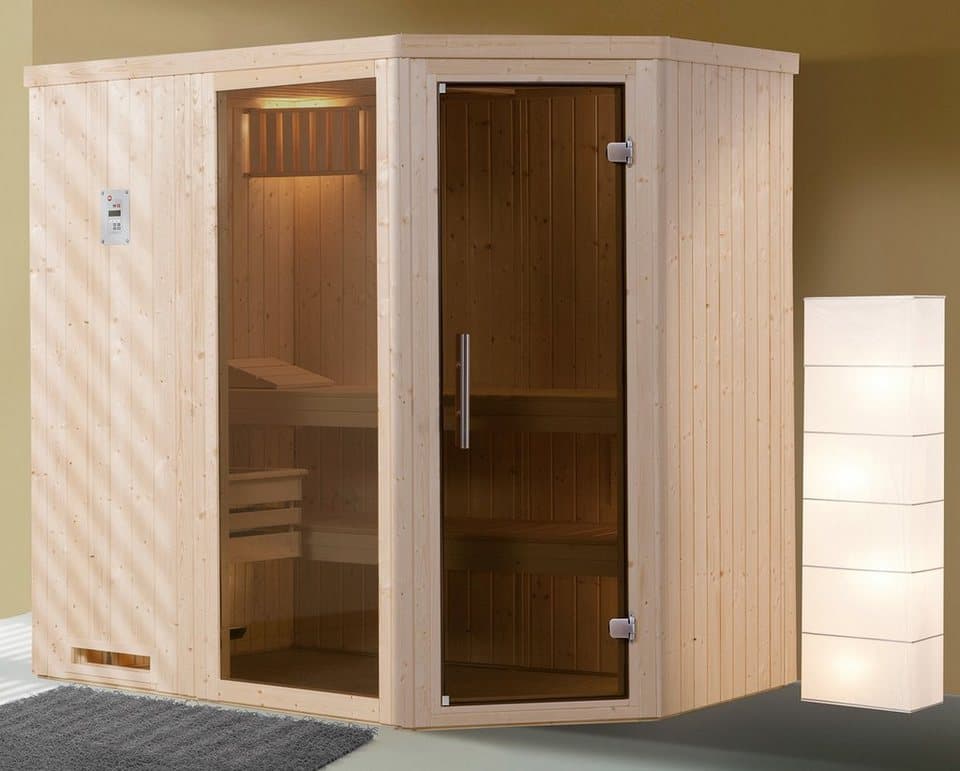 weka Sauna Varberg 1, BxTxH: 194 x 144 x 199 cm, 68 mm, ohne Ofen - Thumbnail 5