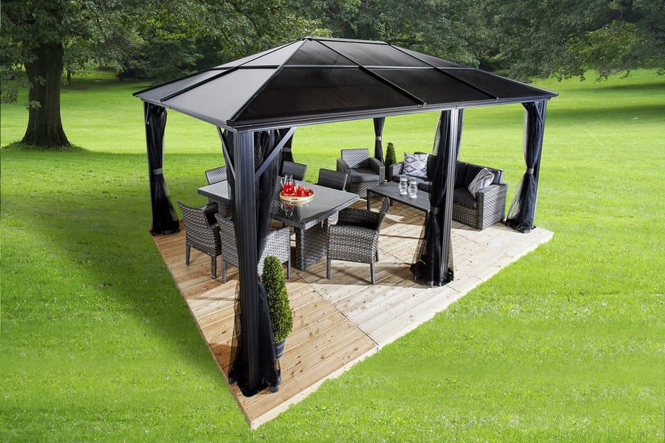 Sojag Pavillon Gazebo Meridien, (Set), BxT: 365x485 cm, mit Moskitonetzen - Thumbnail 7