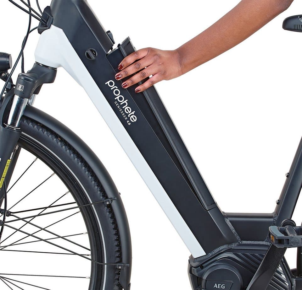 Prophete E-Bike Cityrad Geniesser 4.8, 7 Gang Shimano Nexus Schaltwerk, Nabenschaltung, Mittelmotor, 540 Wh, Pedelec, 10 Jahre Garantie auf den Rahmen - Thumbnail 5