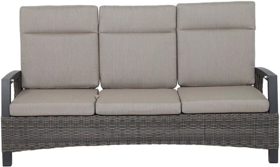Siena Garden Gartenlounge-Set Corido, (Set, 9-tlg), bestehend aus 2 Sesseln, 1 Sofa, 1 Tisch und 5 Auflagen - Thumbnail 6