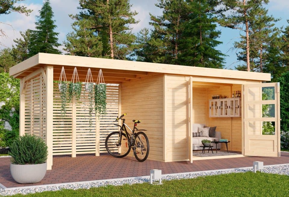 Karibu Gartenhaus Arnis 4, BxT: 592x238 cm, (Set) - Bild 1