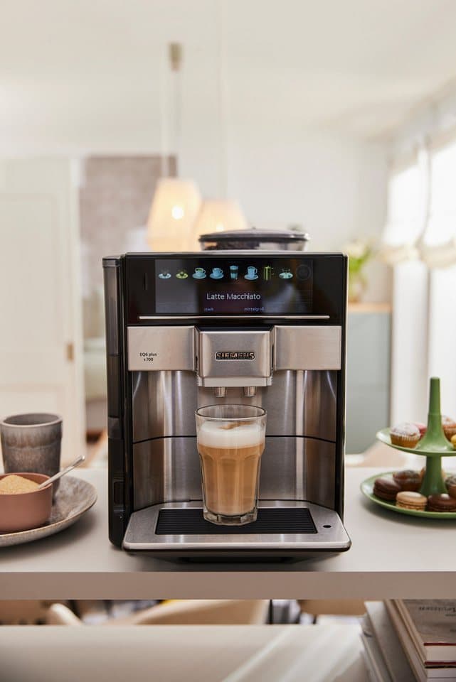 SIEMENS Kaffeevollautomat EQ6 plus s700 TE657503DE, Doppeltassenfunktion, Keramikmahlwerk, viele Kaffeespezialitäten, automatische Dampfreinigung, edelstahl - Thumbnail 13