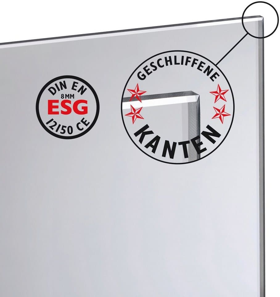 STAKET PRO Zaun, (Set), Glaszaun, Gesamtlänge: 2,29 m, 3 Pfosten - Thumbnail 7