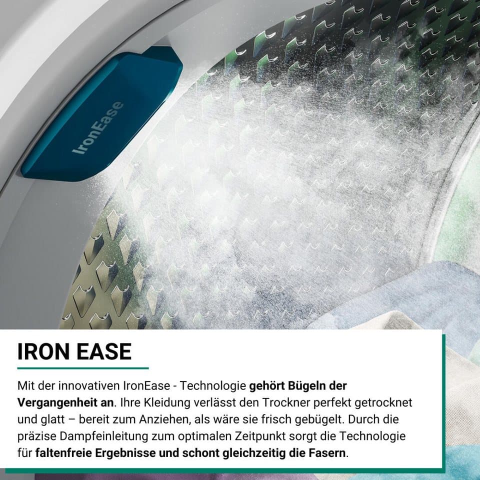 BAUKNECHT Wärmepumpentrockner BT 87A WB, IronEase – Bügelfrei auf Knopfdruck - Thumbnail 10