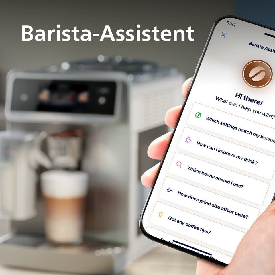 Philips Kaffeevollautomat EP8757/20 8000 Series LatteGo Pro Café Aromis, 50 Getränke (heiß oder eisgekühlt), LatteGo Pro-Milchsystem, BrewExtract Technologie, appfähig - Thumbnail 7