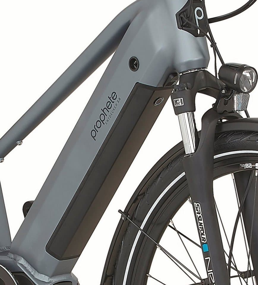Prophete E-Bike Trekkingrad Entdecker 3.8, 8 Gang Shimano Altus Schaltwerk, Kettenschaltung, Mittelmotor, 540 Wh, Pedelec, Elektrofahrrad für Damen - Thumbnail 7