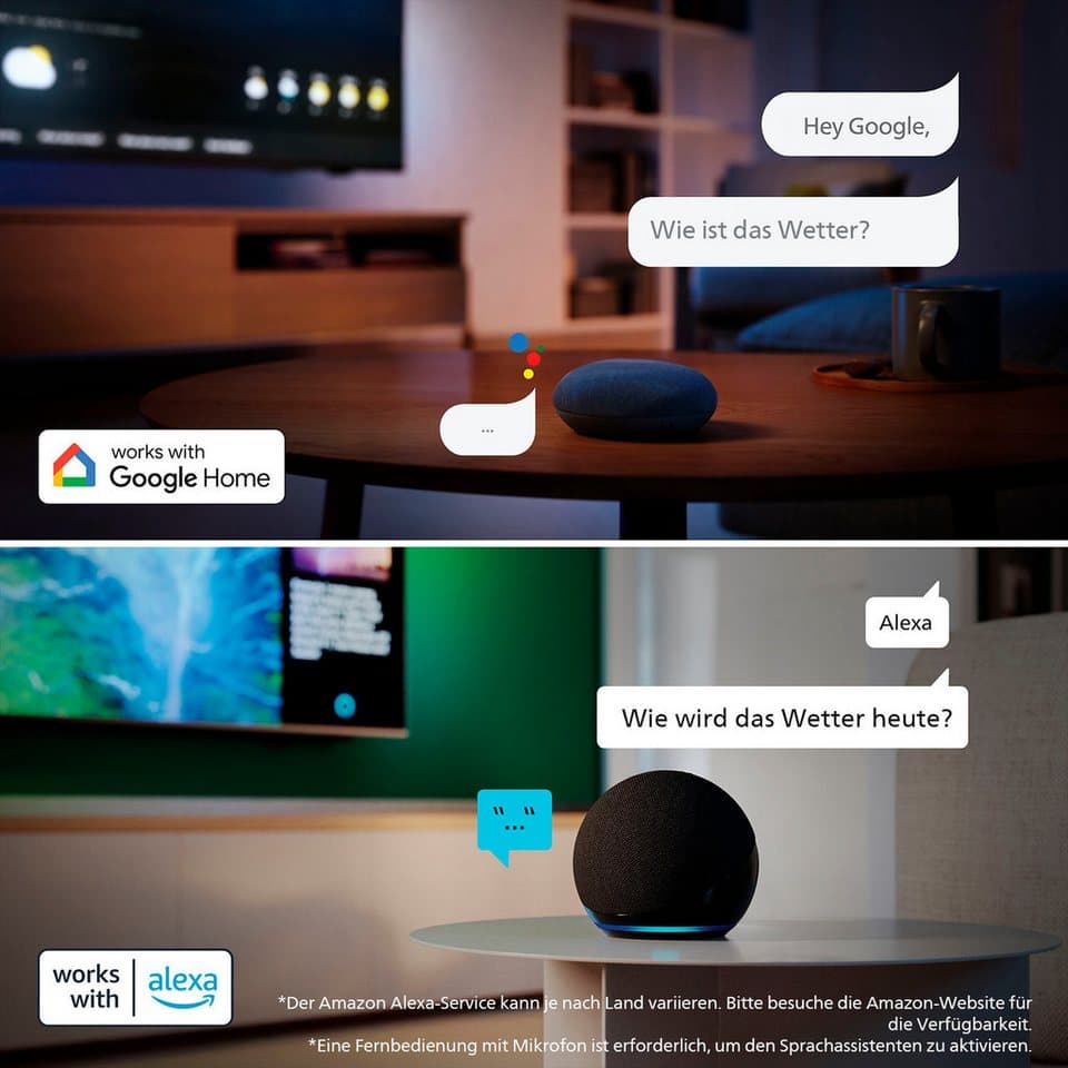 Philips 55OLED910/12 OLED-Fernseher (139 cm/55 Zoll, 4K Ultra HD, Smart-TV, Google TV, Ambilight, P5 AI, Bowers & Wilkins, Dolby Vision, Google TV, Gaming) - Thumbnail 16