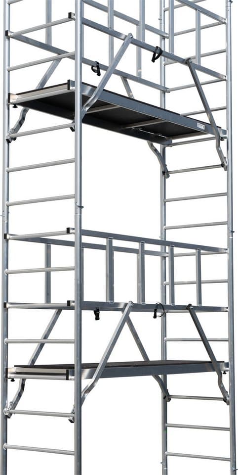 KRAUSE Fahrgerüst ProTec XS Alu-FaltGerüst, (Set), Arbeitshöhe: 4,8 Meter - Thumbnail 2