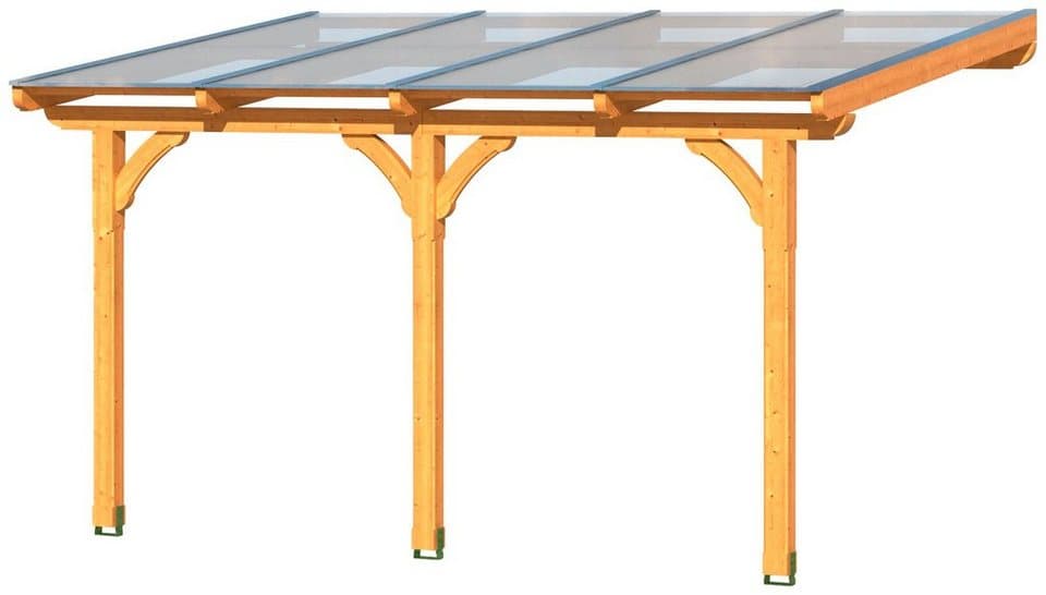 Skanholz Terrassendach Rimini, BxT: 434x250 cm, Bedachung Doppelstegplatten, 434 cm Breite, verschiedene Tiefen - Thumbnail 2