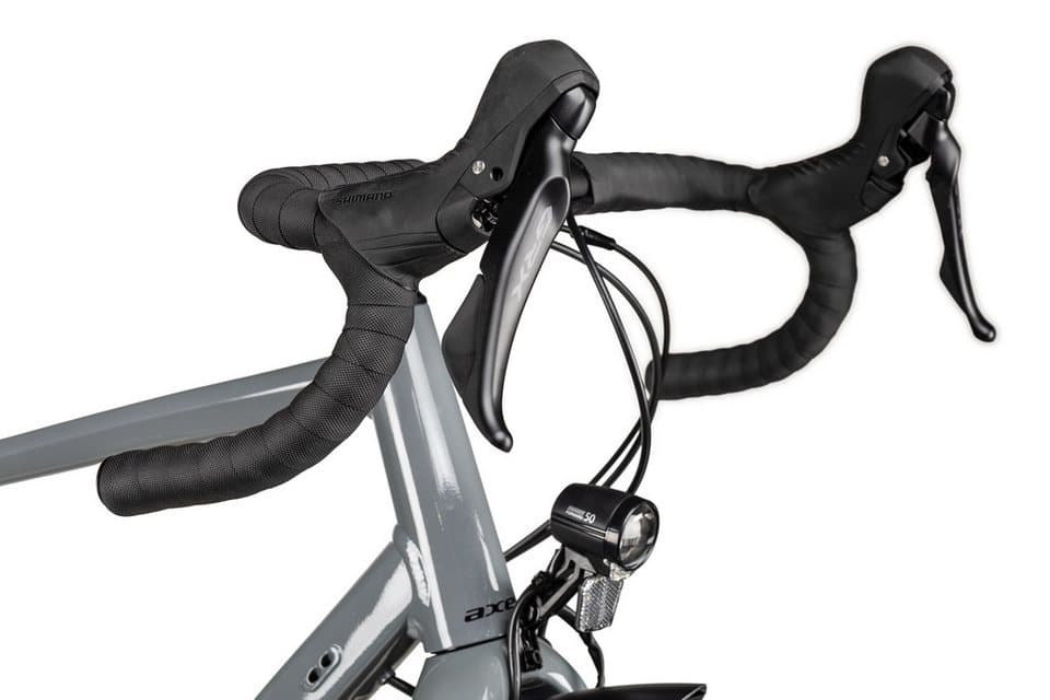 Axess Gravelbike CREED ADV EQ, 12 Gang Shimano GRX RD-RX822, 12-Speed, Shadow Plus Schaltwerk, Kettenschaltung, hydraulische Scheibenbremse schwarz/grau - Thumbnail 3