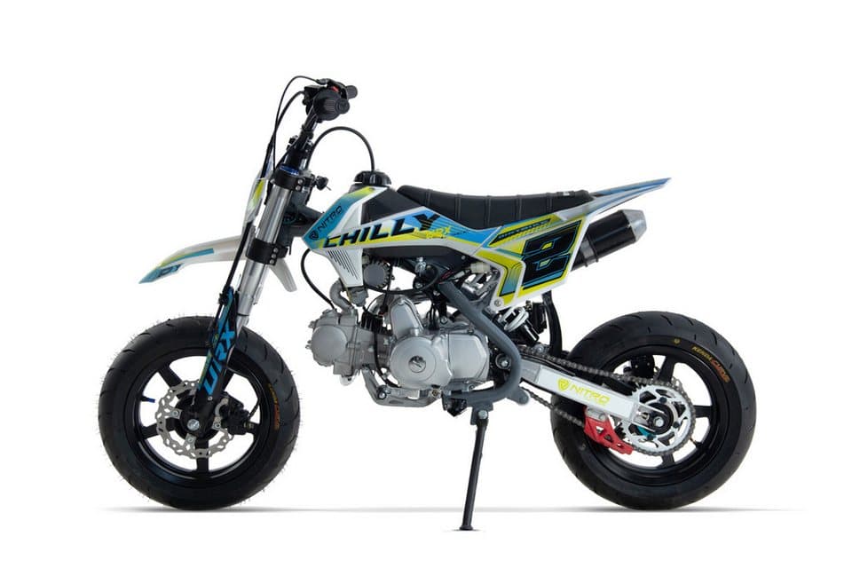 Smarty Dirt-Bike 125cc Dirtbike CHILLY UX URX 12/12 Kick und E-Start - Thumbnail 3