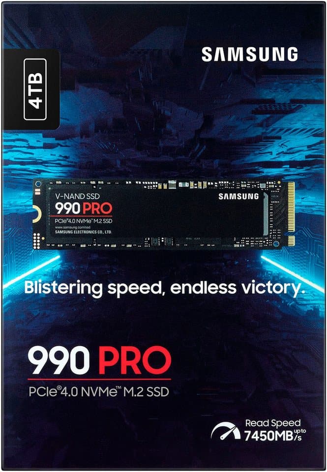 Samsung 990 PRO NVMe™ M.2 interne SSD (4TB) 7450 MB/S Lesegeschwindigkeit, 6900 MB/S Schreibgeschwindigkeit - Thumbnail 6