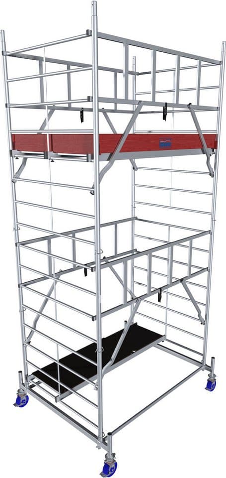 KRAUSE Fahrgerüst ProTec XXL Breitaufbau, (Set), Arbeitshöhe: 5,3 Meter