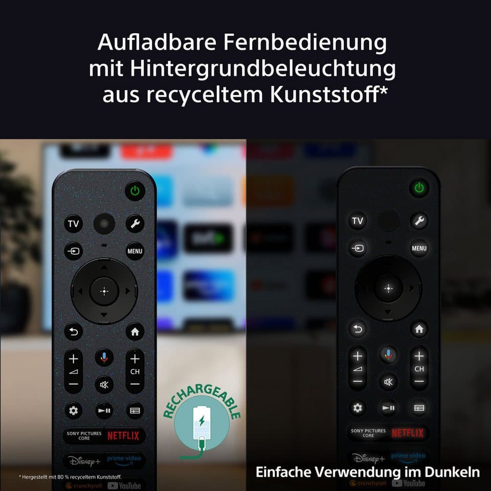 Sony K-65XR80 OLED-Fernseher (164 cm/65 Zoll, 4K Ultra HD, Smart-TV, Google TV, BRAVIA 8, 4K HDR, Dolby Vision, Gaming Funktionen für PlayStation 5) - Thumbnail 20