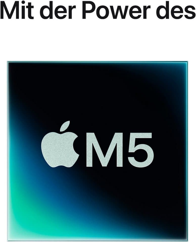 Apple MacBook Pro CTO 14" Notebook (35,97 cm/14,2 Zoll, Apple M5, 10-Core GPU, 16 GB, 2000 GB SSD) - Thumbnail 3