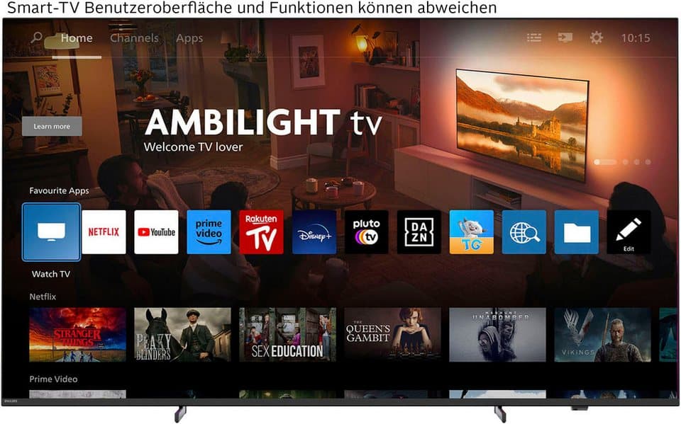 Philips 85PUS9000/12 QLED-Fernseher (215 cm/85 Zoll, 4K Ultra HD, Smart-TV, Ambilight, P5 Picture Engine, Dolby Vision, Dolby Atmos, Gaming, Alexa) - Thumbnail 2