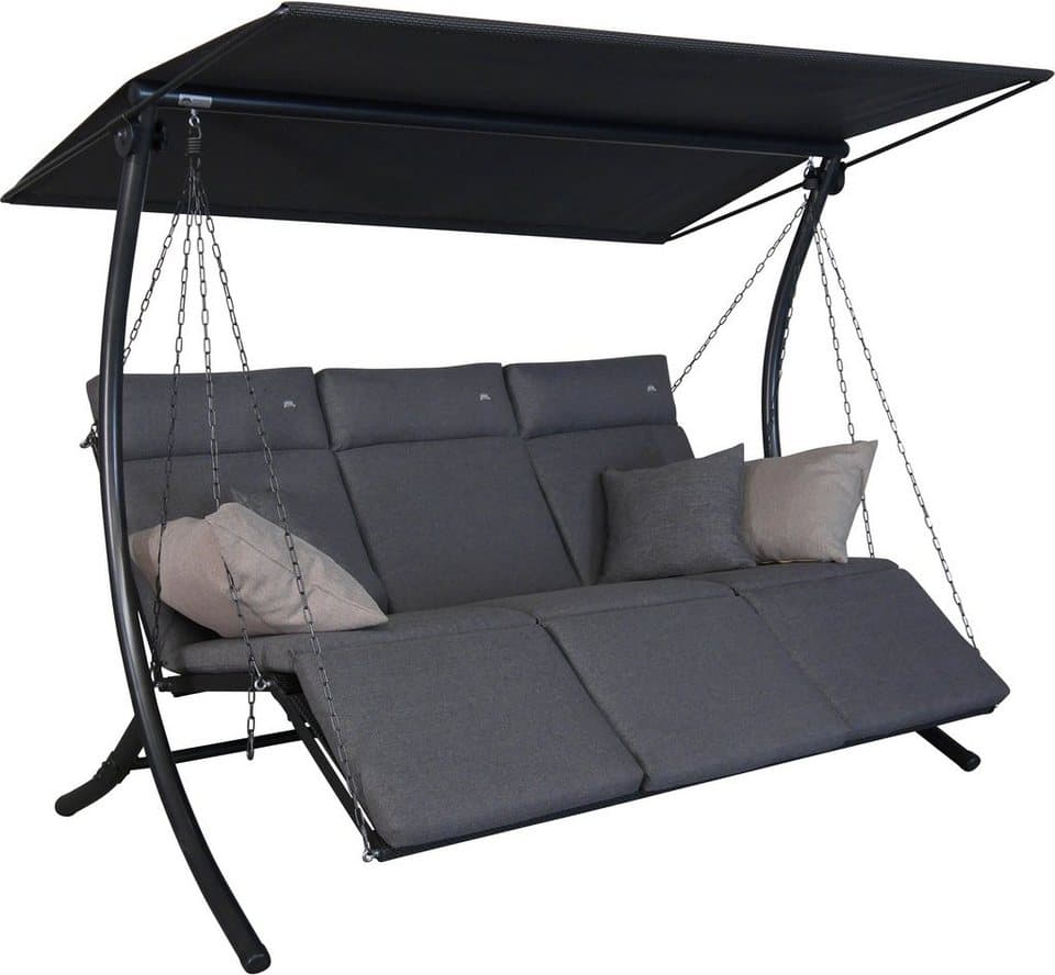 Angerer Freizeitmöbel Hollywoodschaukel Swing Smart stone, 3-Sitzer, Bettfunktion, OTTOs Choice, wetterfest, verstellbare Lehne - Bild 1