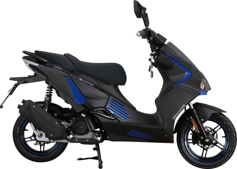 Alpha Motors Motorroller SHARK, 50 ccm, 45 km/h, Euro 5, mit integr. Alarmanlage, Keyless-System und USB-Anschluss - Thumbnail 8