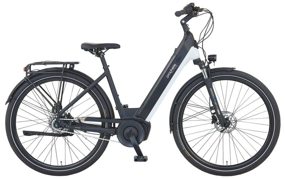 Prophete E-Bike Cityrad Geniesser 4.8, 7 Gang Shimano Nexus Schaltwerk, Nabenschaltung, Mittelmotor, 540 Wh, Pedelec, 10 Jahre Garantie auf den Rahmen