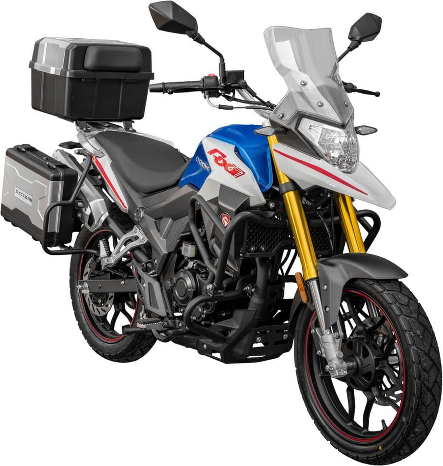 Cyclone Motorrad RX1 Pro, 125, E5+, Adventure, 124 ccm, 99 km/h, Euro 5+, 11 kW, 15 PS, ABS, 125er Adventure, digitales Cockpit - Bild 1