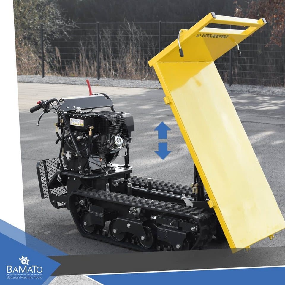BAMATO Motorschubkarre MTR-800PRO, 290 l, 1-tlg., Minidumper, Raupendumper, Dumper - Thumbnail 5