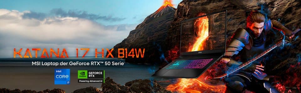 MSI Katana 17 HX B14WGK-062 Gaming-Notebook (43,9 cm/17,3 Zoll, Intel Core i7 14650HX, GeForce RTX 5070, 16 GB, 1000 GB SSD) - Thumbnail 30