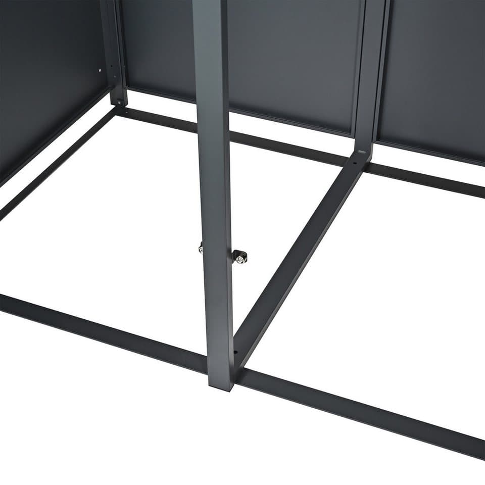 WESTMANN Mülltonnenbox Status 5, BxTxH: 330x80x116 cm, für 5x240 L Mülltonnen - Thumbnail 3