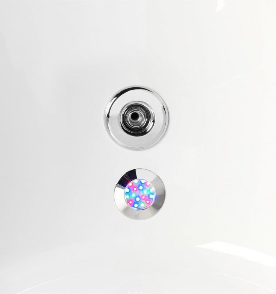 OTTOFOND Whirlpool-Badewanne St. Lucia, (Komplett-Set, 1-tlg), mit Farblichtscheinwerfer, Schürze und Schwallarmatur - Thumbnail 8