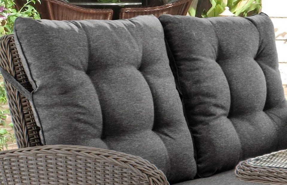 Destiny Gartenlounge-Set MERANO, (11-tlg., 1x 2er Sofa, 2x Sessel, 1x Tisch, inkl. Auflagen), Aluminium, Polyrattan - Thumbnail 2