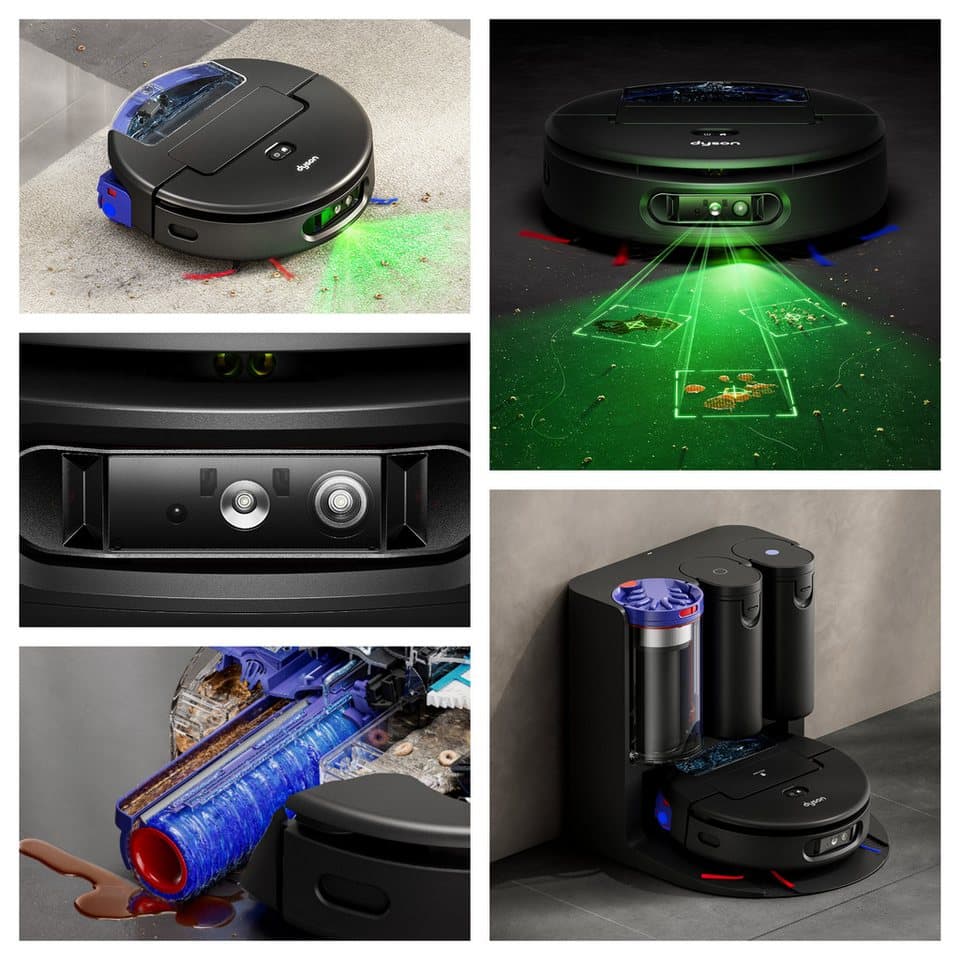 DYSON Saugroboter mit Wischfunktion spot+scrub Ai, beutellos, Beseitigt versteckte Flecken mithilfe fortschrittlicher KI - Thumbnail 10