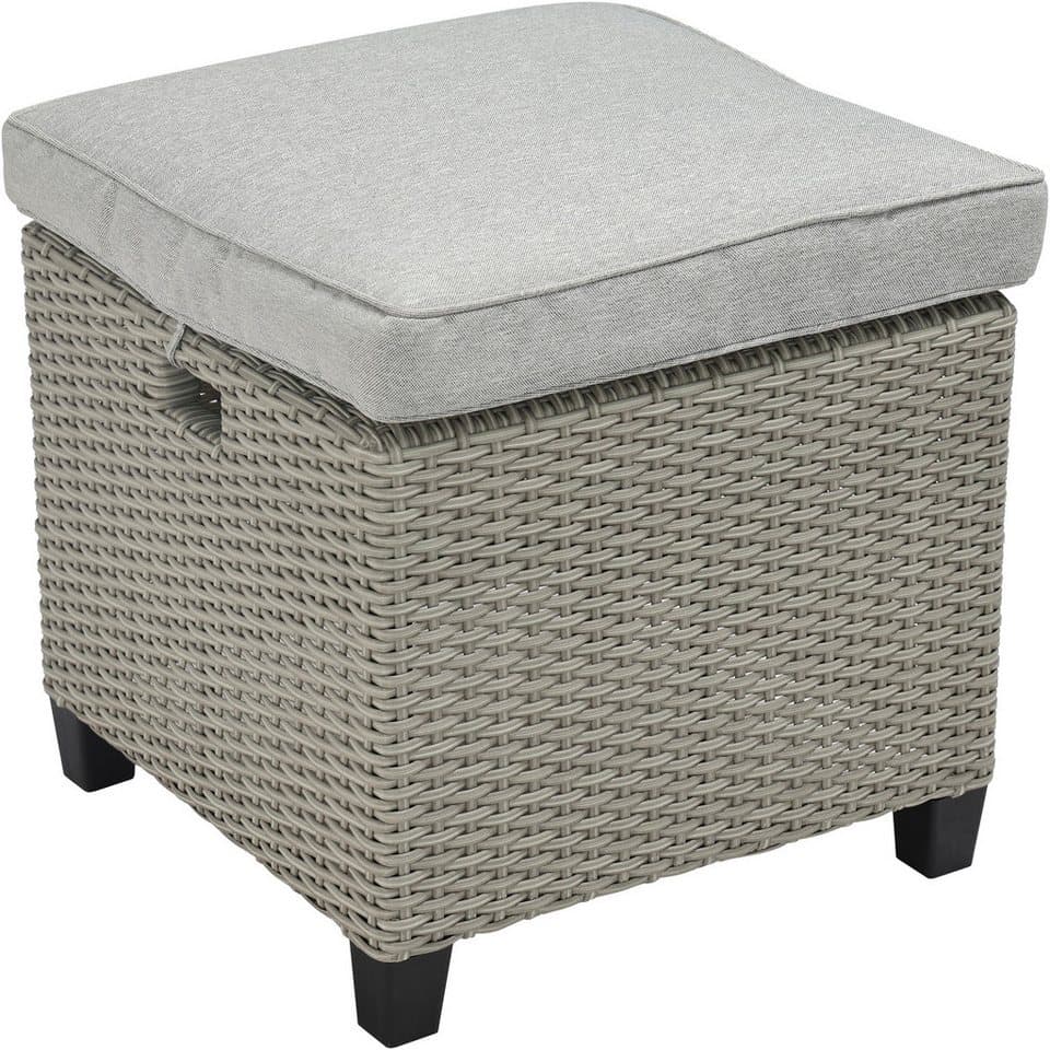 KONIFERA Gartenlounge-Set Keros Premium XL, (Set, 20-tlg., 2x 2er Sofa, 1x Ecke, 1x Sessel, 2x Hocker, 1x Tisch), bestehend aus 3 Sofas, 1 Sessel, 2 Hocker, 14 Sitzauflagen, 1 Tisch - Thumbnail 10