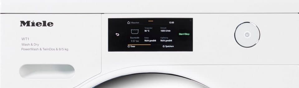 Miele Waschtrockner WTR860WPM PWash&TDos 8/5 kg, 8 kg, 5 kg, 1600 U/min, Automatische Waschmitteldosierung, 25 Jahre Motorgarantie - Thumbnail 12