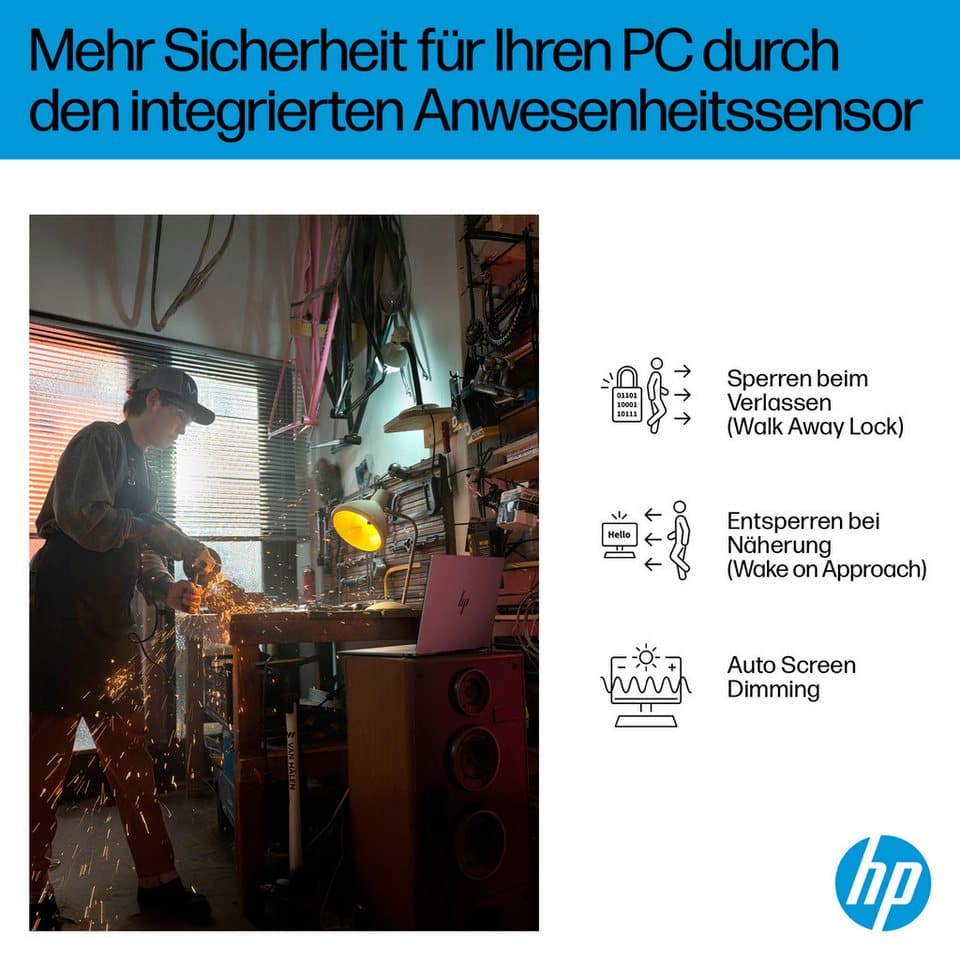 HP OmniBook X Flip 16-a0252ng Convertible Notebook (40,64 cm/16 Zoll, AMD Ryzen™ AI 5 340, Radeon, 16 GB, 1000 GB SSD) - Thumbnail 19