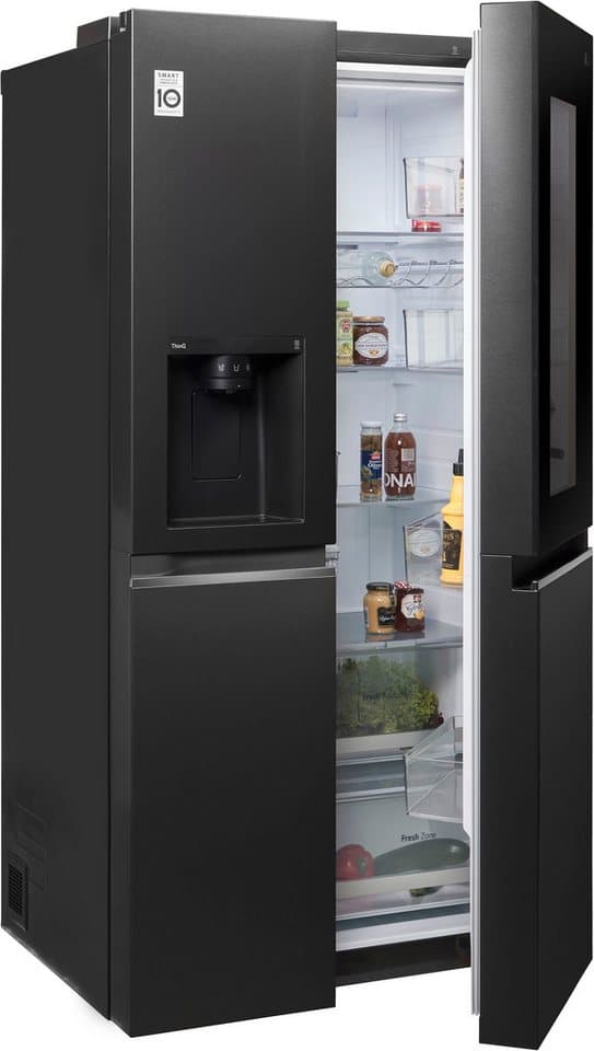 LG Side-by-Side G-Serie GSGV81EPLL, 179 cm hoch, 91,3 cm breit, Total No Frost, LINEARCooling, Multi-Airflow, Integrierter Wassertank - Thumbnail 4